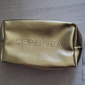 Brand New Gold Sephora Makeup Bag